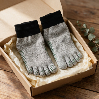 Calzini Barefoot VELLUCE® – Antiscivolo a 5 Dita