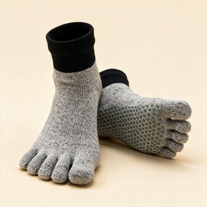 Calzini Barefoot VELLUCE® – Antiscivolo a 5 Dita
