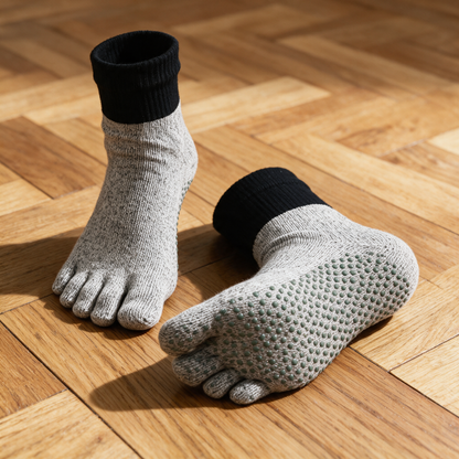 Calzini Barefoot VELLUCE® – Antiscivolo a 5 Dita