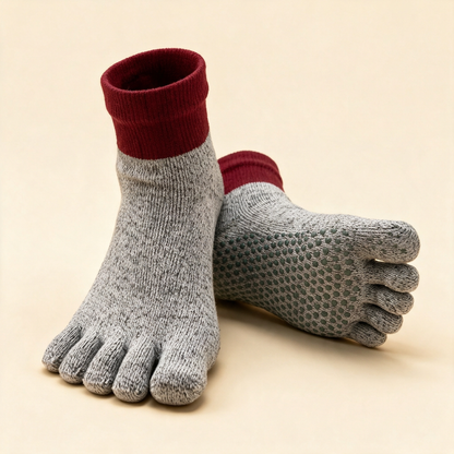 Calzini Barefoot VELLUCE Grigio/Rosso